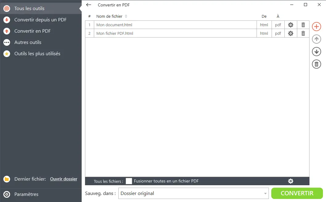 Comment Convertir un Document HTML en PDF sous Windows 10 ? PDF Candy